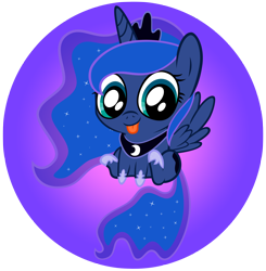 Size: 3000x3055 | Tagged: safe, artist:scourge707, artist:stepandy, edit, princess luna, alicorn, pony, colored, filly, simple background, solo, transparent background, vector, woona