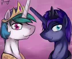 Size: 800x651 | Tagged: safe, artist:dragk, prince artemis, prince solaris, princess celestia, princess luna, alicorn, pony, artemabetes, cute, rule 63, rule63betes, solarabetes