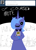 Size: 650x900 | Tagged: safe, artist:poppin, princess luna, alicorn, pony, ask, ask loony luna, black sclera, game boy, loony luna, moon, s1 luna, secret message, solo, tumblr