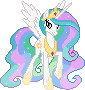 Size: 85x90 | Tagged: safe, artist:seahawk270, princess celestia, alicorn, pony, pixel art, solo, sprite