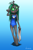 Size: 648x977 | Tagged: safe, artist:draneas, queen chrysalis, anthro, changeling, changeling queen, clothes, cute, cutealis, one-piece swimsuit, school swimsuit, simple background, solo, swimsuit, wet, wet mane