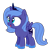 Size: 741x738 | Tagged: safe, artist:autumn-dreamscape, princess luna, alicorn, pony, filly, simple background, solo, transparent background, vector, woona