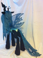 Size: 1280x1714 | Tagged: safe, artist:makeitsew, queen chrysalis, changeling, changeling queen, irl, photo, plushie