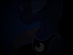 Size: 800x598 | Tagged: safe, artist:megamanhxh, princess luna, alicorn, pony, animated, looking at you, solo
