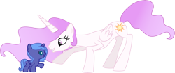 Size: 15871x6682 | Tagged: safe, artist:jordila-forge, princess celestia, princess luna, alicorn, pony, absurd resolution, baby, cewestia, duo, female, filly, pink-mane celestia, royal sisters, simple background, sisters, transparent background, woona, younger