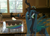 Size: 1872x1362 | Tagged: safe, artist:krazoa157, queen chrysalis, changeling, changeling queen, angry, cake, kitchen, ponies in real life, solo, vector, zap apple