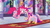 Size: 640x355 | Tagged: safe, screencap, pinkie pie, princess cadance, queen chrysalis, alicorn, changeling, changeling queen, earth pony, pony, a canterlot wedding, mlp-captions, youtube caption