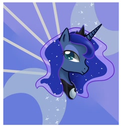 Size: 882x914 | Tagged: safe, artist:dun, princess luna, alicorn, pony, female, horn, mare, pixiv, solo