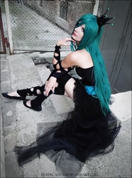 Size: 744x1000 | Tagged: safe, artist:livedecadence, queen chrysalis, human, cosplay, irl, irl human, photo, solo