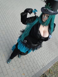 Size: 768x1024 | Tagged: safe, artist:alienpinupgirl, queen chrysalis, human, cosplay, irl, irl human, photo, solo