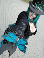 Size: 768x1024 | Tagged: safe, artist:alienpinupgirl, queen chrysalis, human, cosplay, irl, irl human, photo, solo