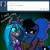 Size: 500x500 | Tagged: safe, artist:jokerpony, princess luna, queen chrysalis, alicorn, changeling, changeling queen, pony, ask teen chrysalis, ask, cigarette, emoluna, goth, smoking, tumblr