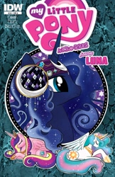 Size: 1400x2154 | Tagged: safe, artist:amy mebberson, idw, princess luna, alicorn, pony, comic, cover, idw advertisement, preview