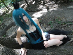 Size: 900x675 | Tagged: safe, artist:livedecadence, queen chrysalis, human, cosplay, irl, irl human, photo, solo