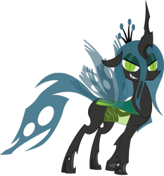 Size: 933x1000 | Tagged: safe, artist:daisyhead, queen chrysalis, changeling, changeling queen, simple background, solo, transparent, transparent background, vector