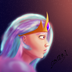 Size: 813x809 | Tagged: safe, artist:timewarp33, princess celestia, human, humanized, light skin, solo