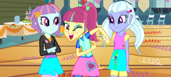 Size: 1024x461 | Tagged: safe, artist:gouhlsrule, sour sweet, sugarcoat, sunny flare, equestria girls