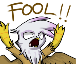 Size: 500x419 | Tagged: safe, derpibooru import, gilda, griffon, ask, fool, gilda replies, solo, tumblr