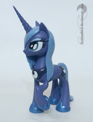 Size: 1414x1843 | Tagged: safe, artist:groovebird, princess luna, irl, photo, sculpture, solo, wet mane