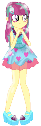 Size: 178x550 | Tagged: safe, artist:elita-loonka, sour sweet, equestria girls, friendship games, alternate universe, solo