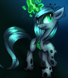 Size: 962x1100 | Tagged: safe, artist:kairaanix, queen chrysalis, changeling, changeling queen, female, solo