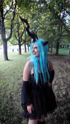 Size: 1024x1820 | Tagged: safe, artist:sushimango, queen chrysalis, human, cosplay, irl, irl human, photo, solo