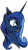 Size: 2761x5000 | Tagged: safe, artist:amorecadenza, artist:andypriceart, princess luna, alicorn, pony, bust, happy, simple background, solo, transparent background, vector