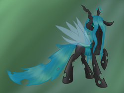 Size: 1900x1425 | Tagged: safe, artist:milliemilliemoetime, queen chrysalis, changeling, changeling queen, female, solo