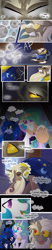 Size: 800x3821 | Tagged: safe, artist:falleninthedark, discord, princess celestia, princess luna, star swirl the bearded, alicorn, pony, comic, discord is star swirl, elements of harmony