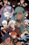 Size: 580x900 | Tagged: safe, artist:raichi, derpibooru import, ahuizotl, discord, flam, flim, gilda, king sombra, lord tirek, nightmare moon, queen chrysalis, sunset shimmer, trixie, human, parasprite, unicorn, ursa minor, antagonist, apple, cute, eared humanization, flamabetes, flim flam brothers, flimabetes, horned humanization, humanized, pixiv, tailed humanization, winged humanization, wink