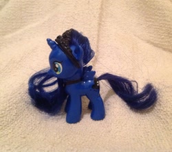 Size: 1974x1753 | Tagged: safe, artist:djpon33, princess luna, brushable, custom, filly, irl, photo, solo, toy, woona, younger