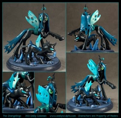 Size: 940x915 | Tagged: safe, artist:emilysculpts, queen chrysalis, changeling, changeling queen, irl, photo, sculpture