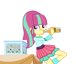 Size: 932x790 | Tagged: safe, artist:twiandersonsparkle, sour sweet, equestria girls, alternate universe, cider