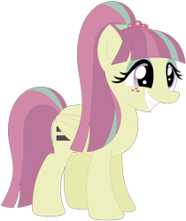 Size: 1024x1217 | Tagged: safe, artist:ra1nb0wk1tty, sour sweet, pegasus, pony, equal cutie mark, equalized, equestria girls ponified, female, mare, ponified, simple background, smiling, solo, transparent background