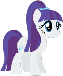 Size: 1024x1219 | Tagged: safe, artist:ra1nb0wk1tty, derpibooru import, rarity, sour sweet, pegasus, pony, equestria girls ponified, female, mare, palette swap, ponified, recolor, simple background, solo, transparent background