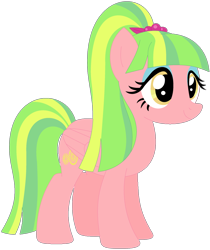 Size: 1024x1218 | Tagged: safe, artist:ra1nb0wk1tty, lemon zest, sour sweet, pegasus, pony, equestria girls ponified, female, mare, ponified, recolor, simple background, solo, transparent background