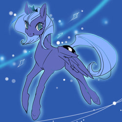 Size: 639x639 | Tagged: safe, artist:pasikon, princess luna, alicorn, pony, female, horn, mare, s1 luna, solo