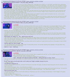 Size: 961x1059 | Tagged: safe, princess luna, alicorn, pony, /mlp/, 4chan, anon in equestria, greentext, meta, rejection, rejection is magic, sad, text