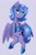 Size: 1200x1800 | Tagged: safe, artist:zokkili, princess luna, alicorn, pony, s1 luna, simple background, solo