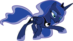 Size: 1199x666 | Tagged: safe, artist:fallingcomets, princess luna, alicorn, pony, blushing, drunk, drunk luna, simple background, solo, transparent background, vector