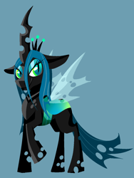 Size: 900x1200 | Tagged: dead source, safe, artist:kimdragon321, queen chrysalis, changeling, changeling queen, female, solo