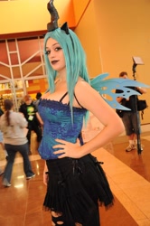 Size: 2848x4288 | Tagged: artist needed, safe, queen chrysalis, human, cosplay, irl, irl human, photo, saboten