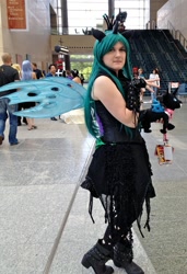 Size: 702x1024 | Tagged: safe, queen chrysalis, human, cosplay, irl, irl human, photo