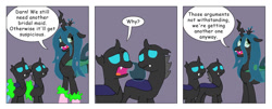 Size: 1024x415 | Tagged: safe, artist:t-brony, queen chrysalis, changeling, changeling queen, comic:friendship is tragic, comic