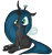 Size: 2560x2711 | Tagged: safe, artist:qcryzzy, artist:zev, queen chrysalis, changeling, changeling queen, nymph, cute, cutealis, simple background, solo, transparent background, vector