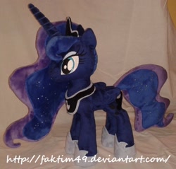 Size: 800x765 | Tagged: safe, artist:faktim49, princess luna, irl, photo, plushie, solo