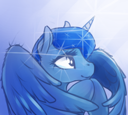 Size: 1000x900 | Tagged: artist needed, source needed, safe, princess luna, alicorn, pony, female, horn, mare, solo