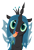 Size: 1280x1872 | Tagged: safe, artist:umbra-neko, queen chrysalis, changeling, changeling queen, cute, cutealis, fourth wall, licking, licking ponies, screen, solo, tongue out