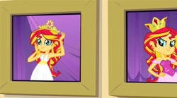 Size: 900x502 | Tagged: safe, edit, edited screencap, screencap, sunset shimmer, equestria girls, equestria girls (movie), exploitable meme, meme, prom queen meme