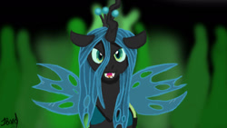 Size: 1280x720 | Tagged: source needed, safe, artist:jbond, queen chrysalis, changeling, changeling queen, female, solo